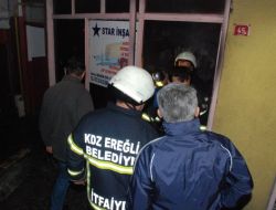 Korkutan Yangın İtfaiyenin Zamanında Müdahalesiyle Söndü