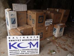 Balıkesir'de 22 Bin Paket Kaçak Sigara