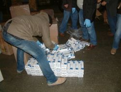 Düzce’de 23 Bin 80 Paket Sigara Yakalandı