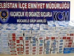 Elbistan'da Kaçak Sigara Operasyonu