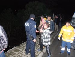 Otomobille 7 Metreden Uçtu!..