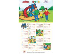 Nt Mağazaları Çocuklara Caillou Takvimi Hediye Ediyor