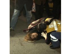 Çocuklarına Kavuşmak İçin Acele Eden Anneye Taksi Çarptı