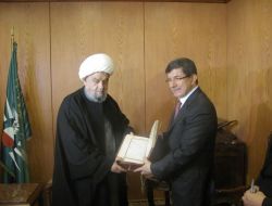 Davutoğlu, Şii Müftü Kabalan İle Görüştü
