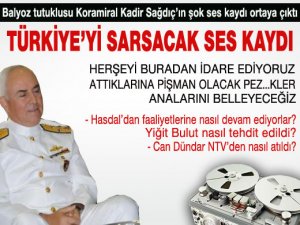 Türkiye'yi sarsacak ses kaydı