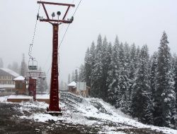 Ilgaz Dağı'na Mevsimin  İlk Karı Yağdı!