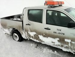 Ağrı Karayolları Şube Şefi Öztürk Kaza Geçirdi