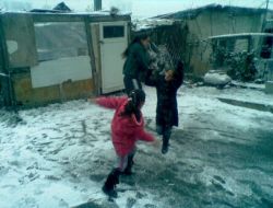 Kar, Çocukların Yüzünü Güldürdü