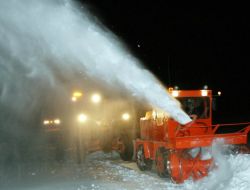 Kayseri’de Karla Mücadele Ekipleri Gecede Çalıştı