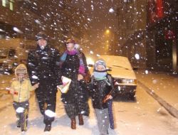 Bayburt'ta Kar Yağışı Ulaşımı Olumsuz Etkiledi