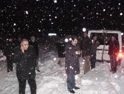 Muş’ta 50 Vatandaş Kar Sebebiyle Yolda Mahsur Kaldı