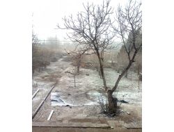 Kızıltepe'ye Önce Dolu Sonra Kar Yağdı