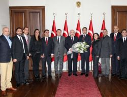 Vali Yüksel Genç İşadamlarını Kabul Etti