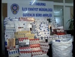 'Palto Arası' Kaçak Sigaraya Polis Baskını