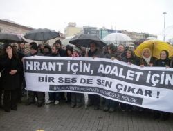 Taksim’de Hrant Dink Protestosu