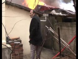Gecekondu Yangını Apartman Sakinlerini Korkuttu