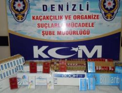 Denizli’de 6 Bin Paket Kaçak Sigara