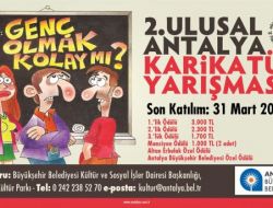 Ulusal Antalya Karikatür Yarışması Başvuruları Başladı