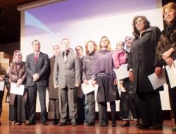 Aile Programına Katılan Velilere Sertifikaları Verildi