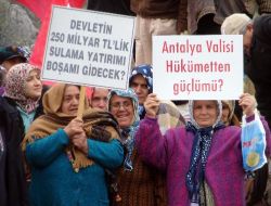 Su Eylemine Katılmak İçin 66 Kişi İstanbul'dan Akseki İlçesi Değirmenlik Köyüne Gitti