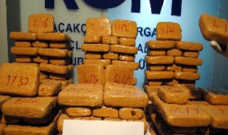 İstanbul'da 355 kilogram eroin