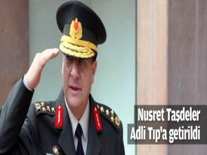 Nusret Taşdeler Adli Tıp'ta..