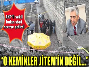 'O kemikler JİTEM'in değil!'