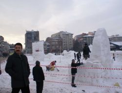7. Ulusal Erzurum Kar Heykeli Yarışması Başladı