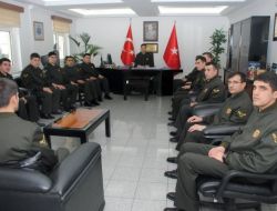 Stajını Tamamlayan Astsubaylardan Tuğgeneral Yılmaz’a Ziyaret