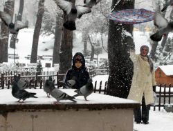 Ankara'da Kar Manzaraları