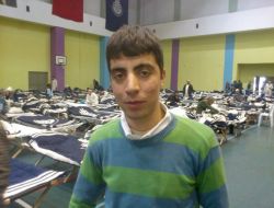 Evsiz, Şehit Çocuğu Spor Salonuna Yerleştirildi