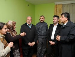 Başkan Fadıloğlu, Depremzede Ailelere Destek Oldu