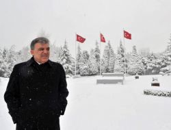 Cumhurbaşkanı Gül'ün Kar Keyfi