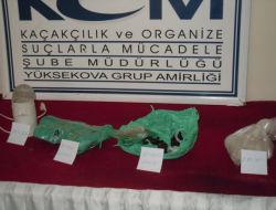 Hakkari'de 1 Kilo 166 Gram Eroin