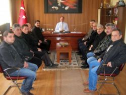 Mhp Edremit İlçe Teşkilatı Kaymakam Tunç’u Ziyaret Etti