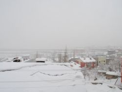Hakkari'de Kar Hayatı Dondurdu