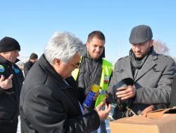 Oltaya Takılan Karabatak Kurtarıldı