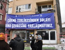 Çökme Tehlikesi Bulunan 7 Katlı Bina Boşaltıldı