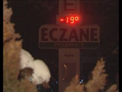 Ankara'da Sıcaklık Eksi 19’u Gördü