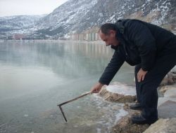 EĞİRDİR GÖLÜ DONDU!