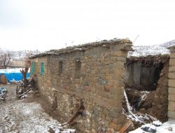 Aşırı Yağıştan Evleri Yıkılan Aile Kur'an Kursuna Yerleşti