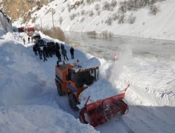 Tunceli-Pülümür Yoluna Çığ Düştü!