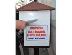 Edremit Kent Konseyi Beş Noktaya Dilek Ve Şikayet Kutusu Koydu