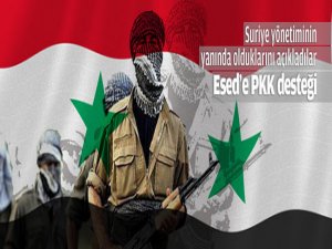 PKK'dan Esed'e açık destek