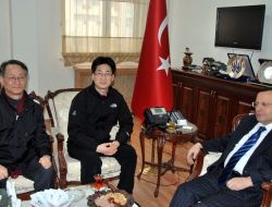 Güney Koreli İşadamları Malatya Valisi Saran'ı Ziyaret Etti