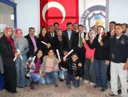 Bilgisayar Kursunun İlk Mezunlarına Sertifika Verildi