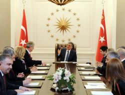 Ege Bölgesi Sanayi Odası Yönetim Kurulu Heyeti Çankaya Köşkü’nde