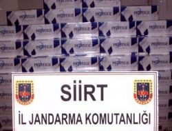 Şirvan İlçesinde Kaçak Sigara Ele Geçirildi
