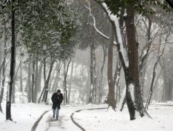 Yıldız Parkı’ndan Kar Manzaraları