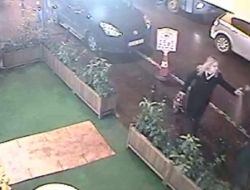 Şahir Magandasından 'Kadına Şiddet', Güvenlik Kamerasında